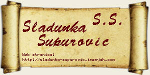 Sladunka Supurović vizit kartica